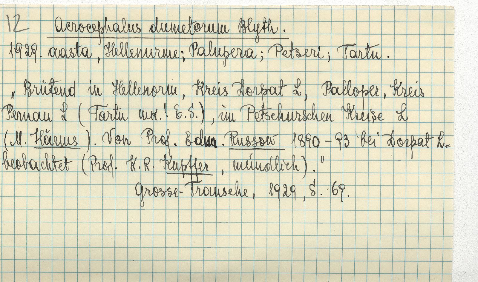 Acrocephalus dumetorum